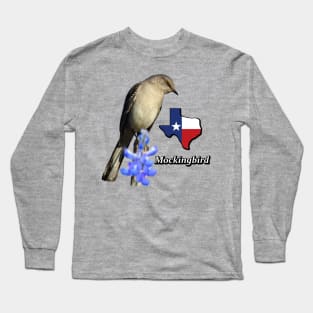 Northern Mockingbird Long Sleeve T-Shirt